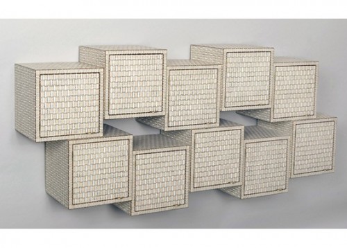 10 Square White Cabinets